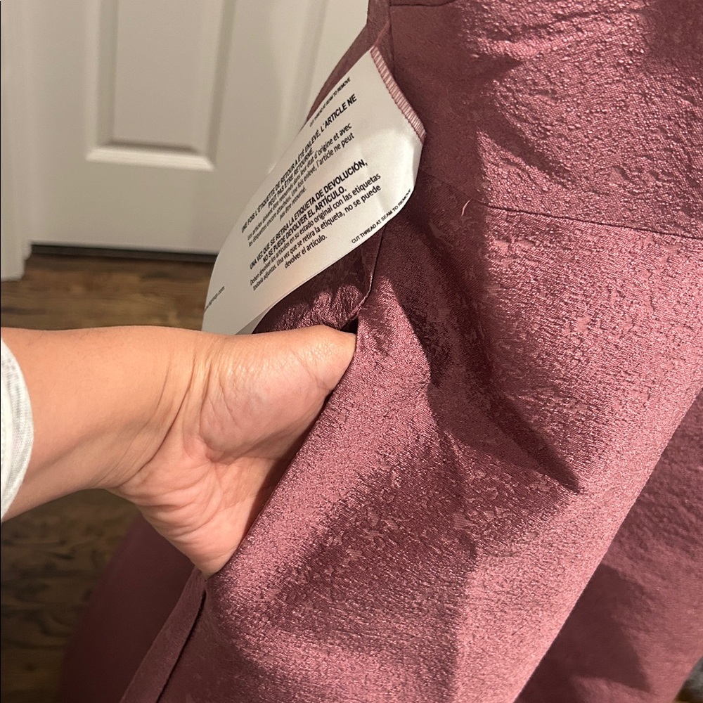 Kay Unger Penelope Gown Size 14 Berry Sorbet Jacquard A Line Formal Evening Dres - Picture 8 of 10